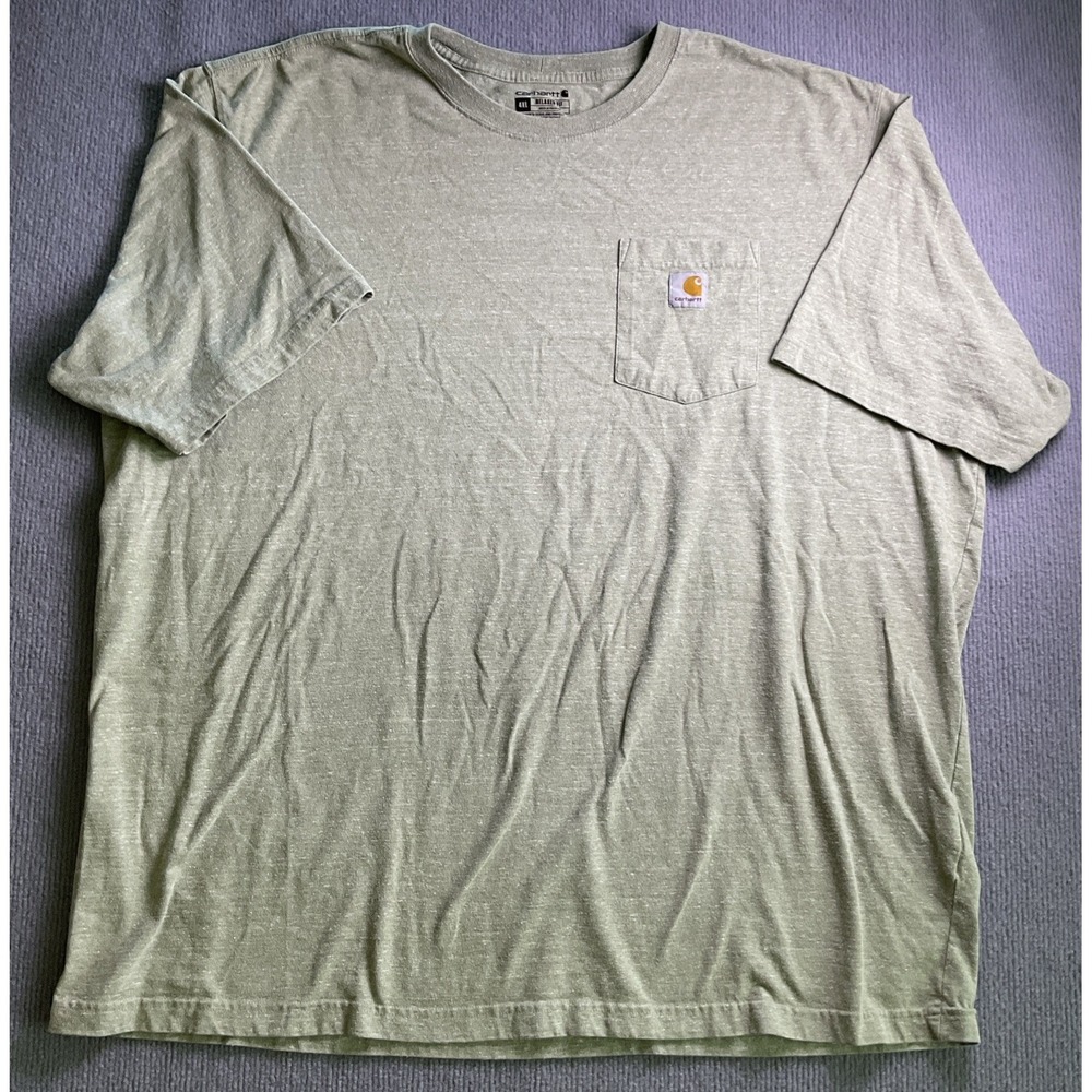CARHARTT RELAXED FIT LIGHT GREEN T SHIRT SIXE 4XL